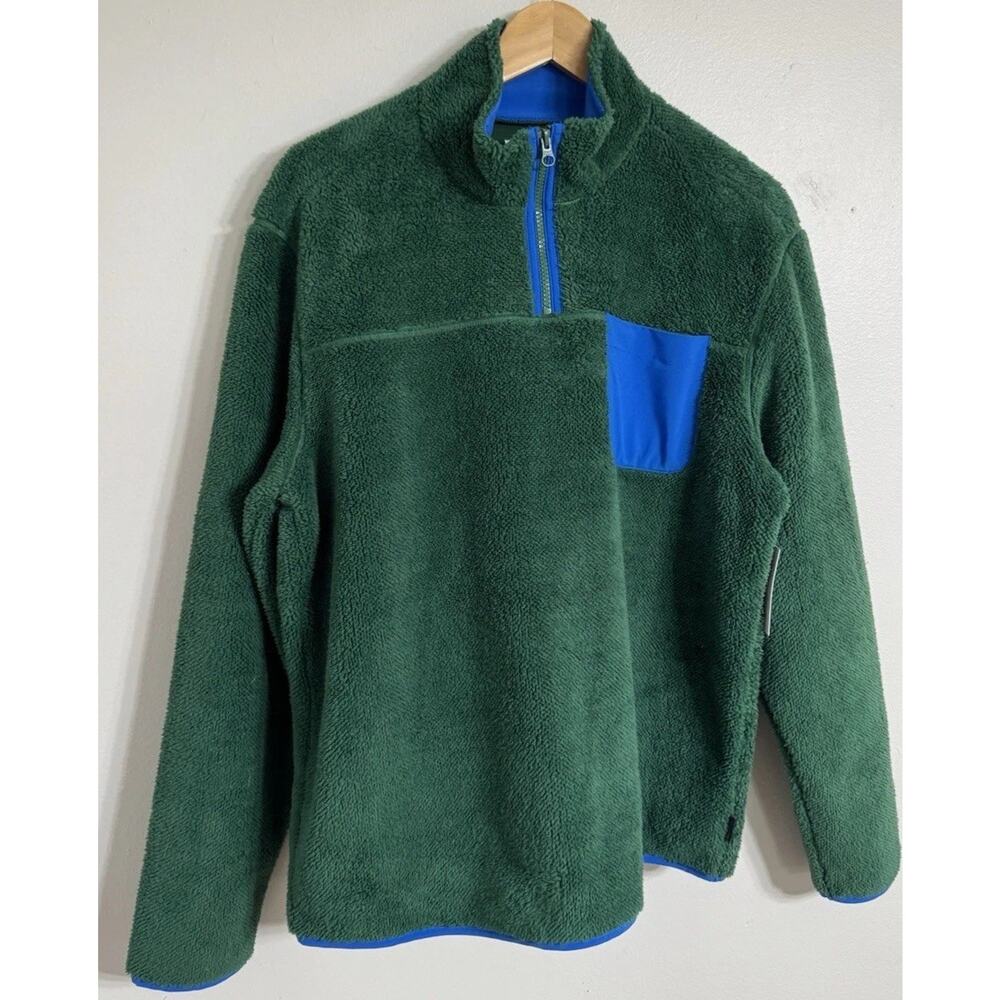 Crayola x Kohl's Sherpa Fleece 1/4 Zip Adult Medium Pullover Sweater Jacket NEW - Picture 2 of 9